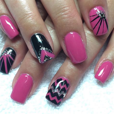 Easy Nail Designs For Pink