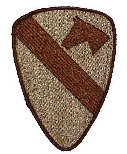 Us Army First 1st Cavalry Cav Division Patch Regulation Size Desert Tan