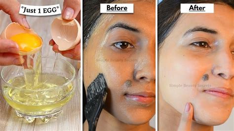 just 1 egg to get milky white fair bright and spotless skin best skin whitening home remedy