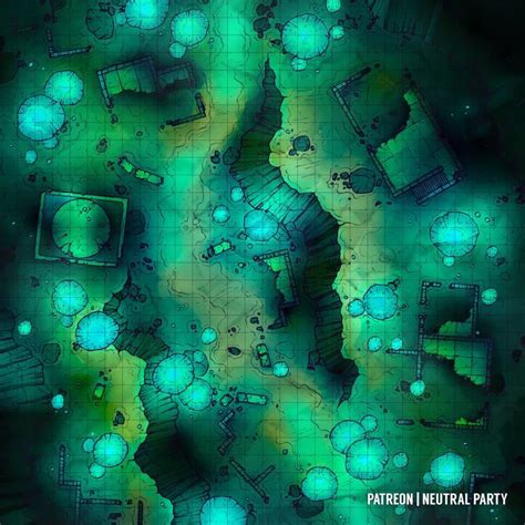 Underdark Ruins Battlemaps Fantasy Map Dungeon Maps Tabletop Rpg Maps