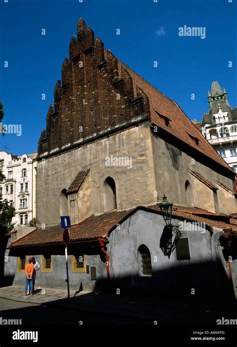 Old New Synagogue Prague Czech Republic Stock Photo Alamy