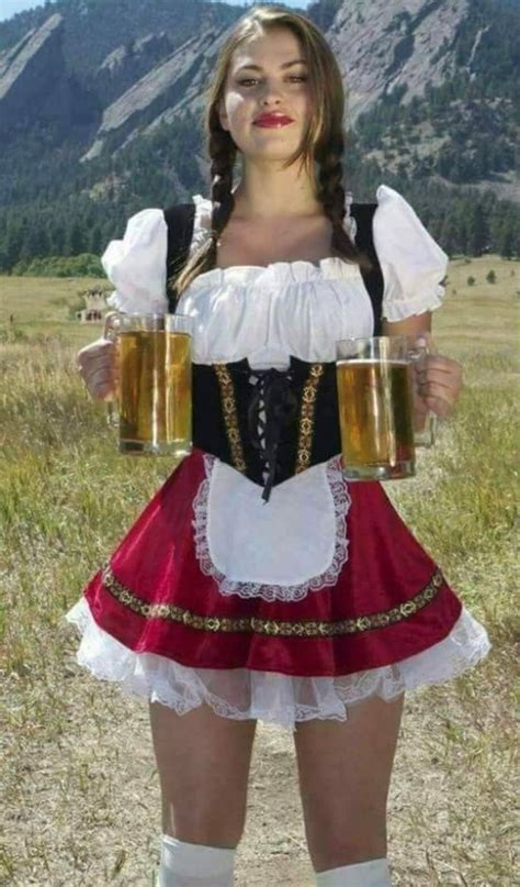 German Girls In Dirndlsvince Vance Beer Girl Costume Octoberfest Outfits Oktoberfest Outfit