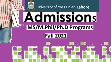 punjab university lahore admission 2021 ms m phil equivalent and ph d programs political and