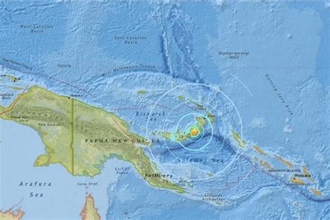 63 Magnitude Quake Strikes Off Papua New Guinea No Reports Of