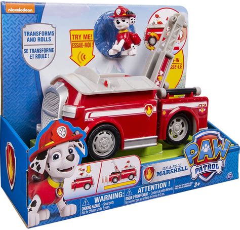 Paw Patrol Deluxe Voertuig Marshall On A Roll Spin Master