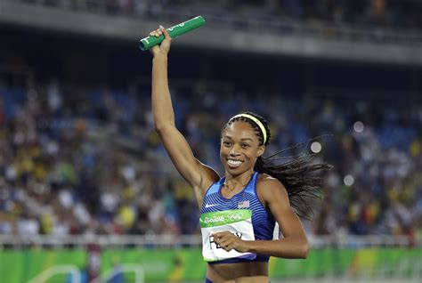 Felix is the daughter of paul and marlean felix, and she has a brother named wes, who is also her agent. Allyson Felix raises Trump issue in Los Angeles Olympic ...