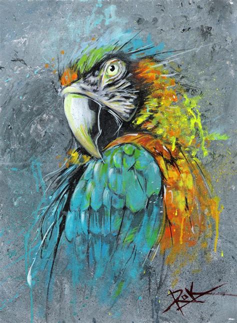 Parrot Abstract By Puritanic On Deviantart Parrots Art Parrot