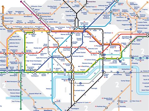 Tfl Releases First Official Walk The Tube Map For