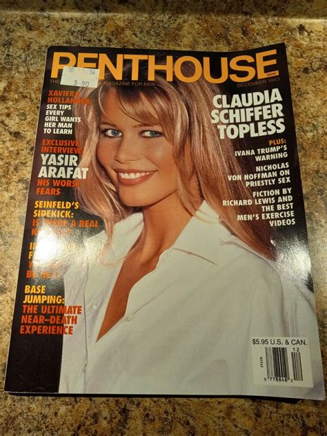 Penthouse Magazine December Claudia Schiffer GREAT CONDITION EBay