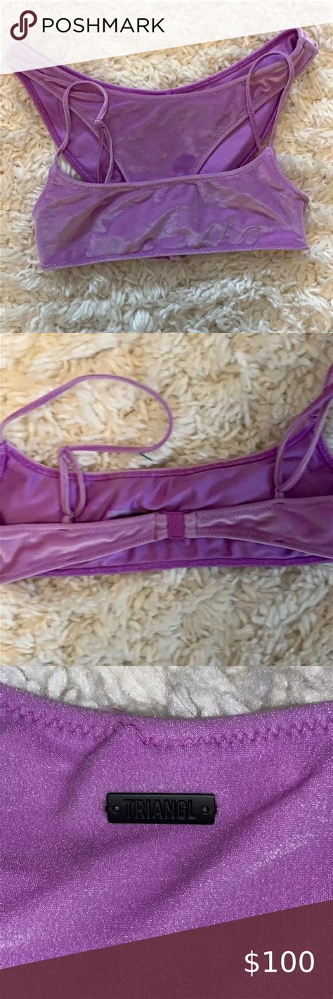 Triangl Purple Velvet Bikini Set Velvet Bikini Purple Velvet Bikini Set My Xxx Hot Girl