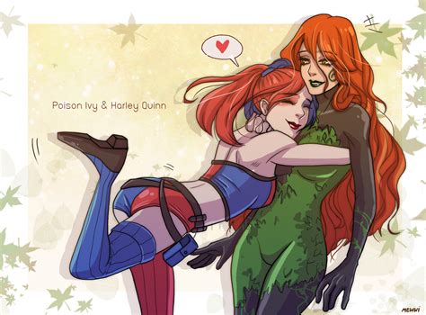 Harley Quinn And Poison Ivy Dc Comics Drawn By Mewwichutarat Danbooru