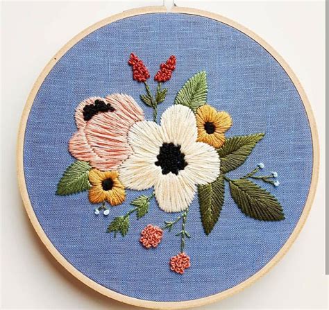 Hand Embroidery Stitches Embroidery Flowers Embroidery Patterns