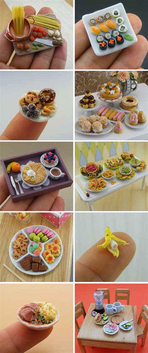 The Cutest Miniature Food Clay Miniatures