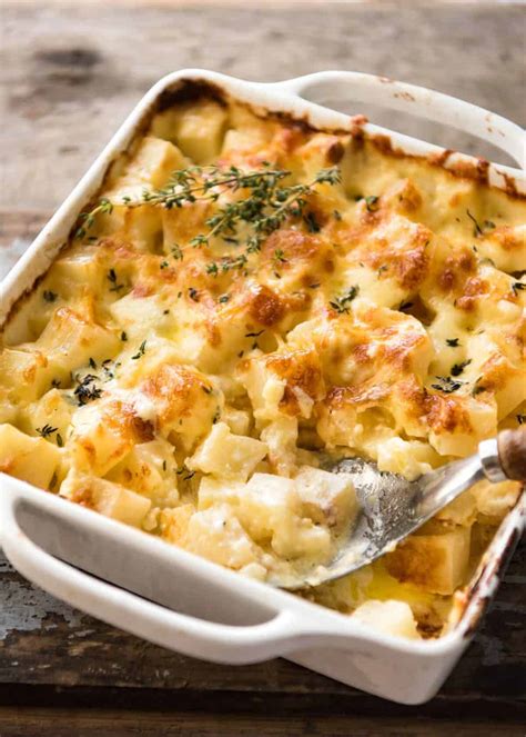 Easy Creamy Cheesy Potato Bake Recipetin Eats