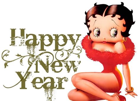 Betty Boop Pictures Archive Bbpa Happy New Year Betty Boop Greetings