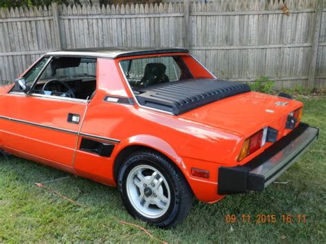 1982 Fiat X19 X19 Rosso Orancio Original 28000 Mile Garage Find