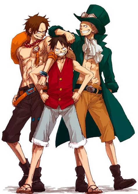 One Piece Luffy And Ace Brothers