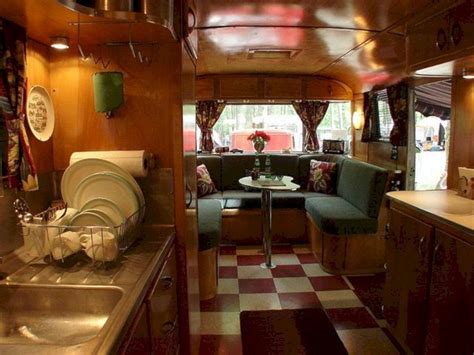 Best And Classy Rv Interior Design For Summer Travel 05 Vintage