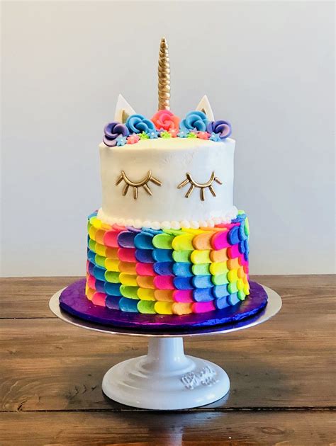 Rainbow Unicorn Birthday Cake Ideas