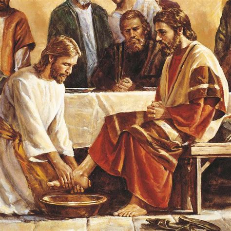 Jesus Washes Disciples Feet High Resolution Images Images And Photos