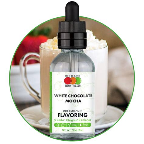 White Chocolate Mocha Flavored Liquid Concentrate
