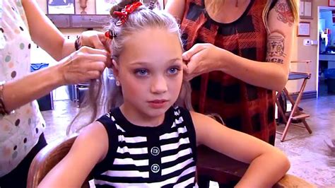 Dance Moms The Girls Do A Hair And Makeup Test For The Music Videos1e12 Flashback Youtube