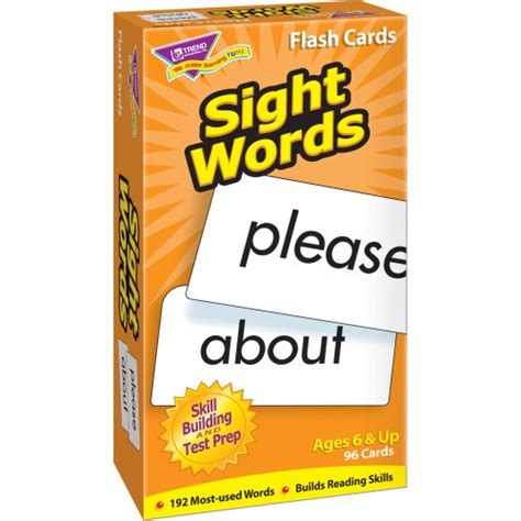 Trend Sight Words Skill Drill Flash Cards Tep53003