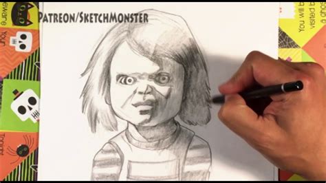 How To Draw Chucky From Childs Play Halloween Drawings Draw Tattoo