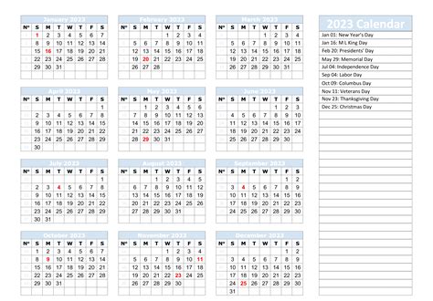Year 2023 Calendar Png Photos Png Mart Vrogue