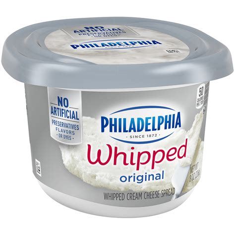 Kraft Philadelphia Original Whipped Cream Cheese Spread 8 Oz Plastic