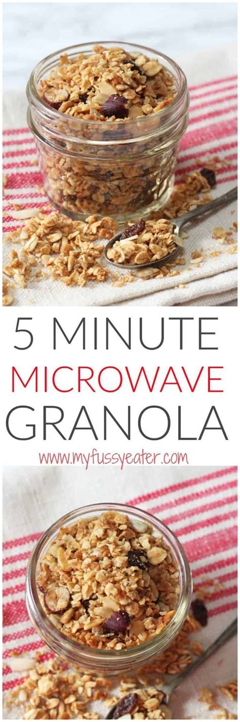 7 easy & healthy microwave recipes. Easy Microwave Granola | Recipe | Easy granola recipe ...
