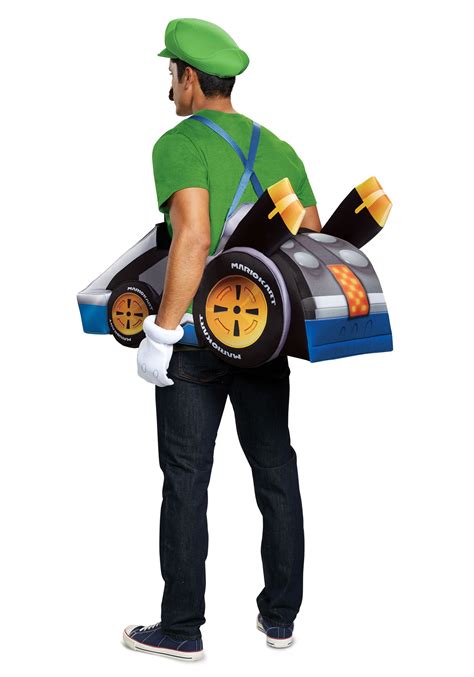 Super Mario Kart Luigi Ride In Costume