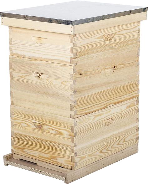 Buy Co Z Langstroth 30 Frame Bee Hive With 10 Medium 20 Deep Honeycomb