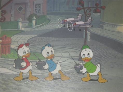 Disney Ducktales Huey Dewey And Louie Animation Cels 1929835337