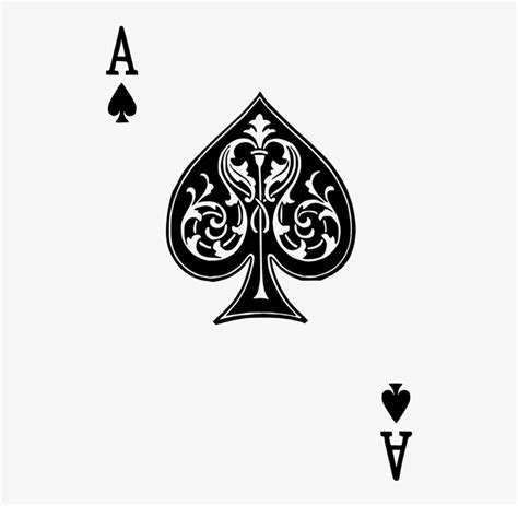 Playing Cards Ace Of Spades Transparent Png 533x640 Free Download