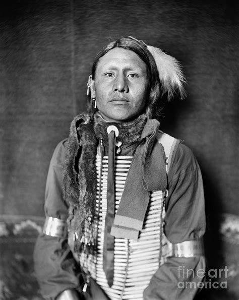 Sioux Native American, C1900 Photograph by Granger