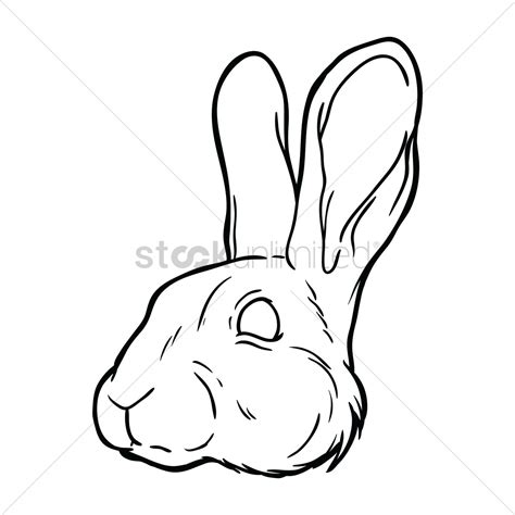 Add the brow lines, mouth and nose. Rabbit Face Drawing | Free download on ClipArtMag
