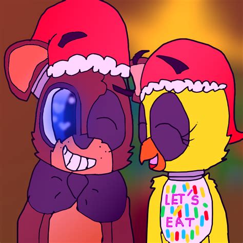 Freddy X Chica Christmaspngpng By Mashakosyuk8 On Deviantart