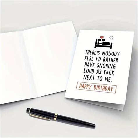 Naughty Birthday Card Husband Wife Humorous Birthday Temu