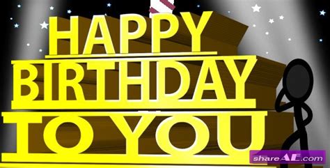 Custom happy birthday video template that you can use to wish your friends and family best wishes via this free template. Birthday » Free After Effects Templates | Videohive Free ...
