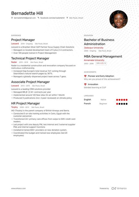 Just fill in your details, download. The best 2020 project manager resume example guide