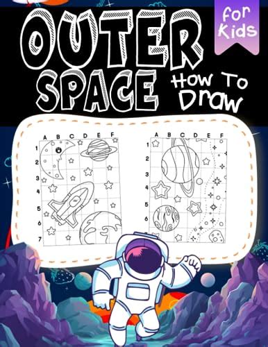 How To Draw Outer Space For Kids Step By Step Drawing Book With Easy