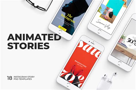 Free 03 Animated Stories Templates On Behance