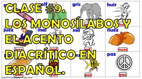 Ejemplos 20 Palabras Monosilabas Palabras Español España