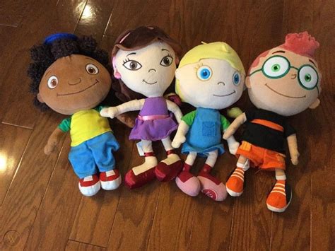 Little Einsteins Disney Store Plush Dolls Talking Toys June Leo Quincy