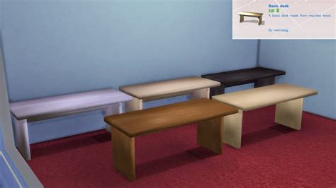 Sims 4 Cc Curved Corner Desk Eemaz