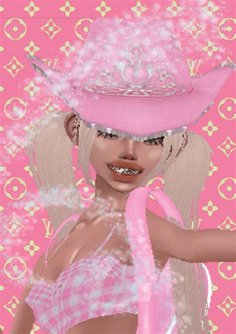 Imvu Pink Cowgirl Pink Cowgirl Aesthetic Girl Photoshoot Concept