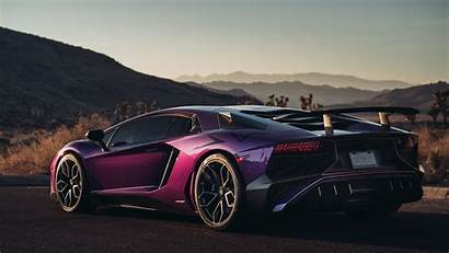 Lamborghini Aventador Purple Sv 4k Wallpapers Hre
