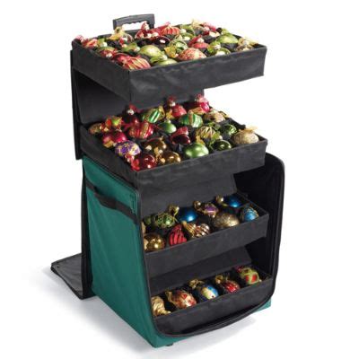Hearth, home accents, outdoor living, yard & garden Telescoping Ornament Storage Box | Frontgate