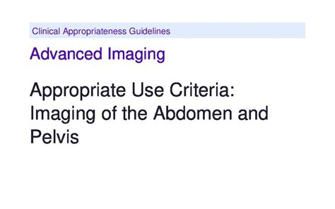 Pdf Imaging Of The Abdomen And Pelvis 2024 04 14 Carelon Clinical